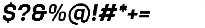Yoshida Sans Semi Bold Italic Font OTHER CHARS