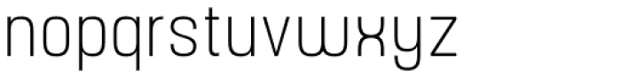 Yoshida Sans Ultra Light Condensed Font LOWERCASE