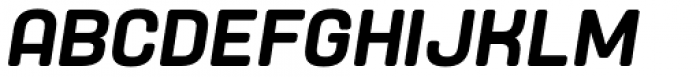 Yoshida Soft Semi Bold Italic Font UPPERCASE