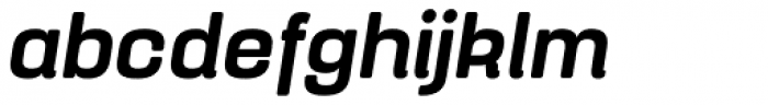 Yoshida Soft Semi Bold Italic Font LOWERCASE