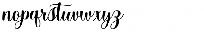 Yosyita Script Regular Font LOWERCASE