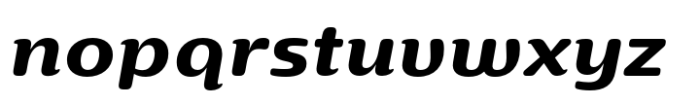 Yotin-Bold Italic Font LOWERCASE
