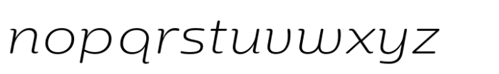 Yotin-Extra Light Italic Font LOWERCASE