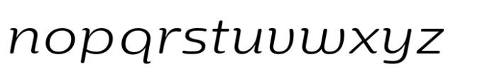 Yotin-Light Italic Font LOWERCASE