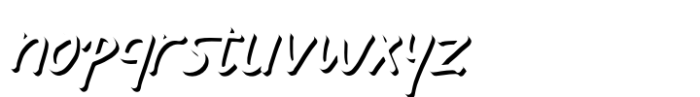 Yotra Shadow Font LOWERCASE