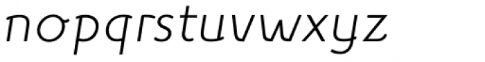 Yotta Italic Font LOWERCASE