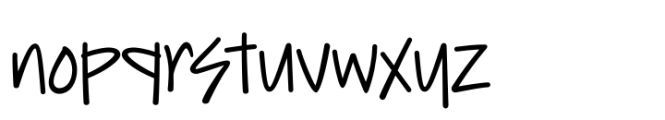 You are Superb Regular Font LOWERCASE