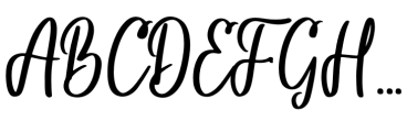 You are my everythink Script Font UPPERCASE