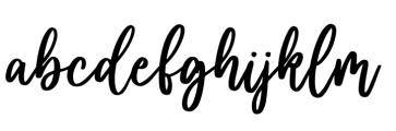 You are my everythink Script Font LOWERCASE