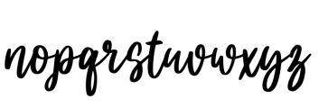 You are my everythink Script Font LOWERCASE