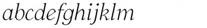 Youbee Light Italic Font LOWERCASE