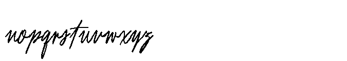 Young Bentley Font LOWERCASE