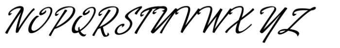 Young Money Italic Font UPPERCASE