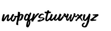 Young Style Regular Font LOWERCASE