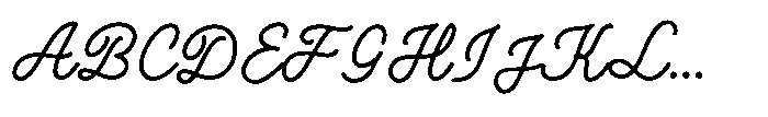 Your Dreams Script Font UPPERCASE