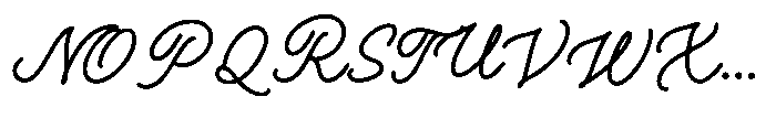 Your Dreams Script Font UPPERCASE