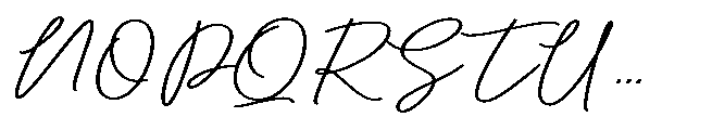 Your Love Font UPPERCASE