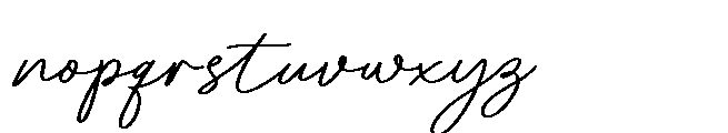 Your Love Font LOWERCASE