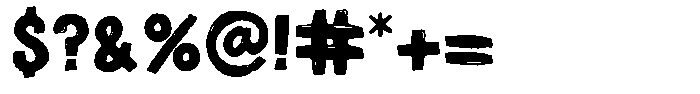 Your Snack Font OTHER CHARS