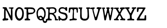Your Type Font UPPERCASE