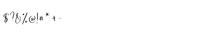 Yourvika Signature Font OTHER CHARS