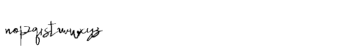 Yourvika Signature Font LOWERCASE