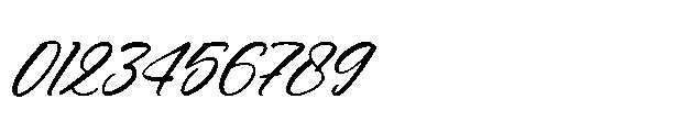 Youth Glitch Italic Font OTHER CHARS