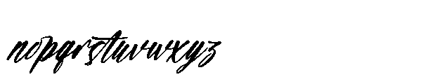 Youth Glitch Italic Font LOWERCASE