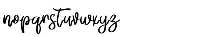 Youth Love Regular Font LOWERCASE