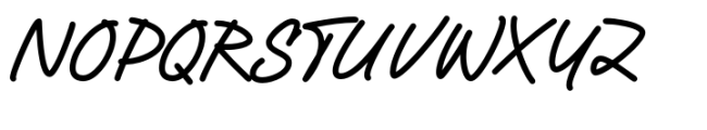 Youth Signature Font UPPERCASE