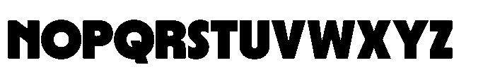 Yowza Display Black Font UPPERCASE