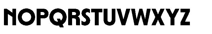 Yowza Display Bold Font UPPERCASE