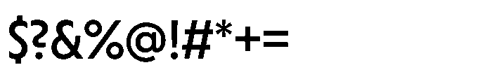 Yowza Display Medium Font OTHER CHARS