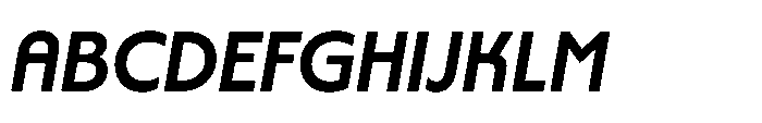 Yowza Display Semibold Italic Font UPPERCASE