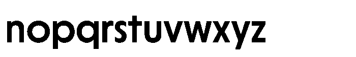 Yowza Display Semibold Font LOWERCASE