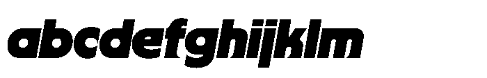 Yowza Mix Black Italic FONT