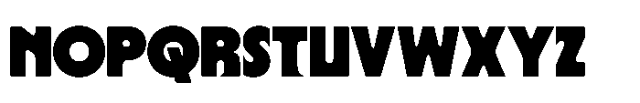 Yowza Mix Black Font UPPERCASE