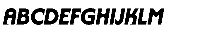 Yowza Mix Bold Italic Font UPPERCASE