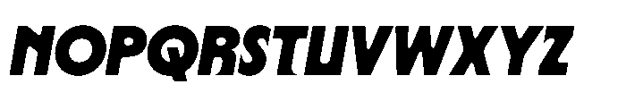 Yowza Mix Extrabold Italic Font UPPERCASE