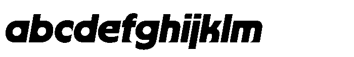 Yowza Mix Extrabold Italic FONT
