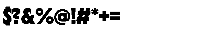 Yowza Mix Extrabold Font OTHER CHARS