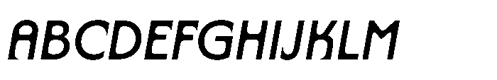 Yowza Mix Medium Italic Font UPPERCASE