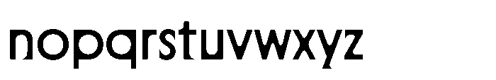 Yowza Mix Medium Font LOWERCASE