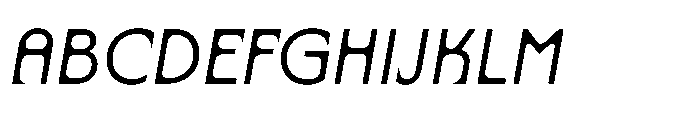 Yowza Mix Regular Italic Font UPPERCASE