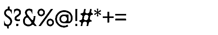 Yowza Mix Regular Font OTHER CHARS
