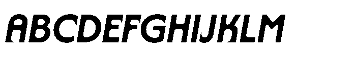 Yowza Mix Semibold Italic Font UPPERCASE