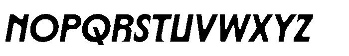 Yowza Mix Semibold Italic Font UPPERCASE