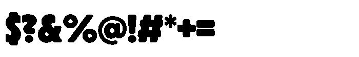 Yowza Soft Display Black Font OTHER CHARS