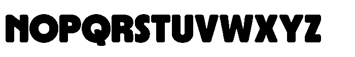 Yowza Soft Display Black Font UPPERCASE