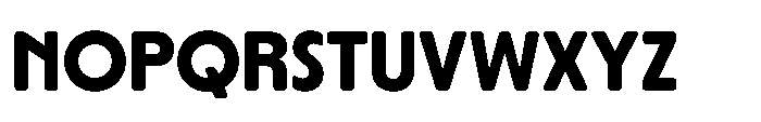 Yowza Soft Display Bold Font UPPERCASE